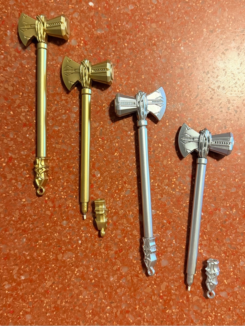 Novelty PENS various swords etc. silver and gold all brand new! Choice of 1 - Picture 4 of 8